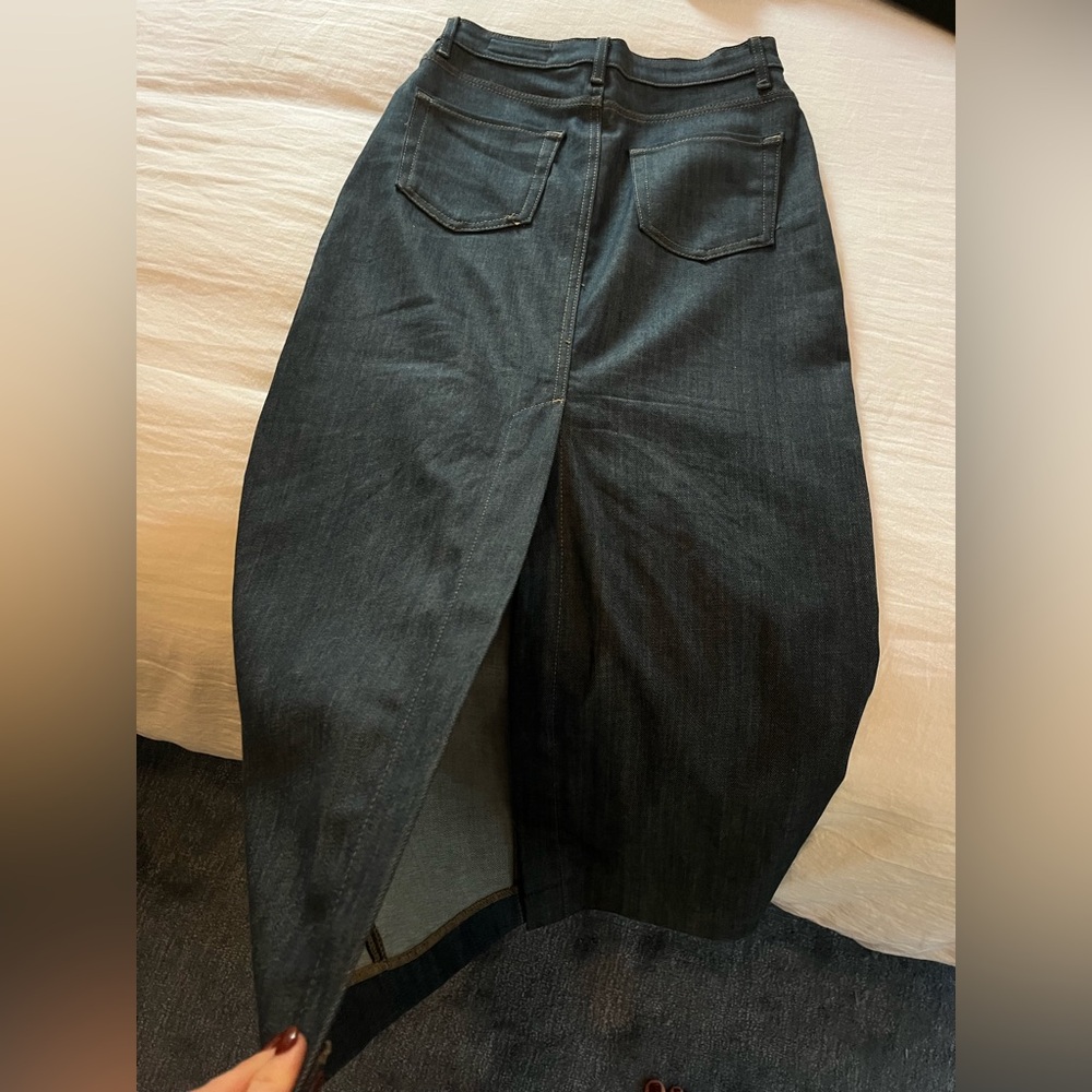 Zara - DENIM SKIRT SMALL - Picture 8 of 11